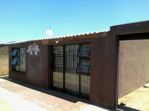 Two bed room house fully furnished is available.