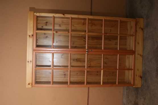 Two Display cabinet with glass shelves for R7000.00