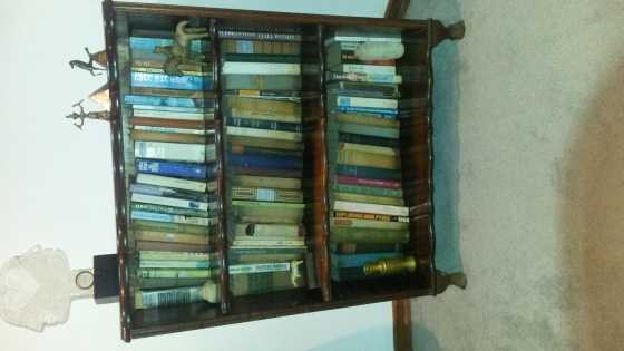 Two Imbuia bookcases. Part of the family for at least 80 years.