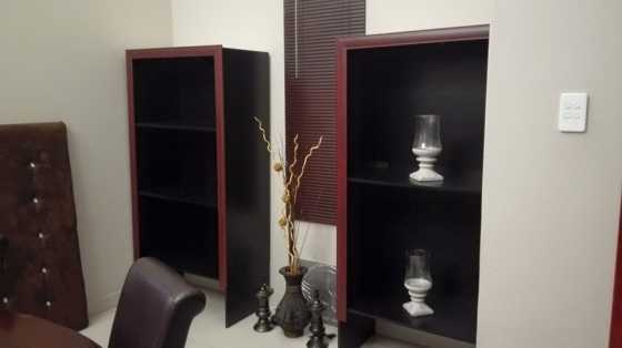 Two large display cabinet for sale