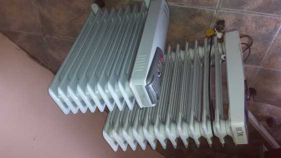 Two oil heaters for sale