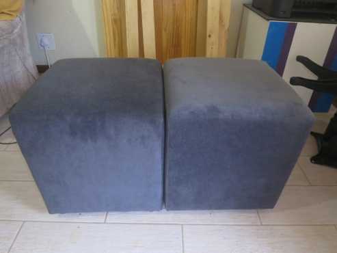 Two OTTOMANS Feet  Leg  Sit benches