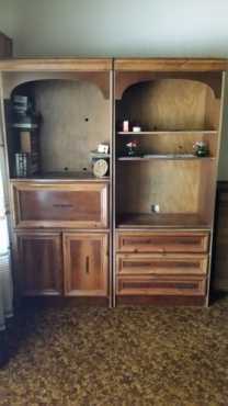 Two Piece wall unit