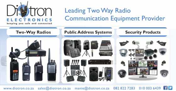 Two way radio provider for all your communication requirements