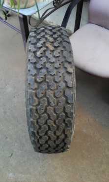 Tyre and rim