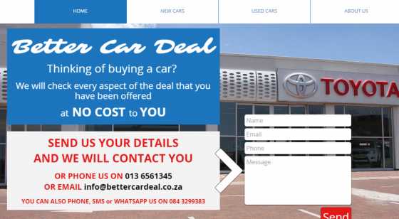 Unique FREE service to car buyers
