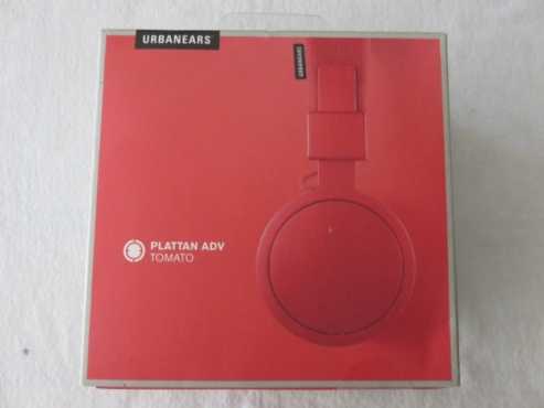 Urbanears Platten ADV On-Ear Headphones (Tomato) STILL SEALEAD