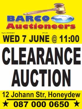 URGENT Household Items on Auction