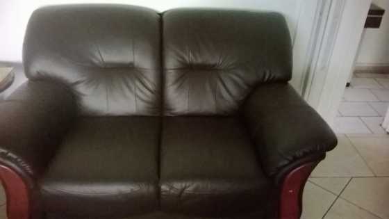 Urgent Sale - Leather Lounge Set 6 Seater.