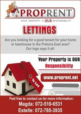 URGENTLY NEEDED TO RENT IN PTA EAST