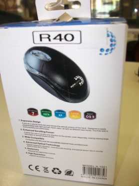 USB Plug amp Play Optical Mouse-NEW