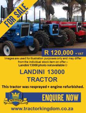 USED LANDINI 1300 TRACTOR.