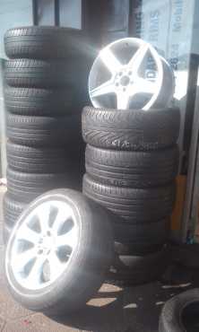 Used tyres and standard mag rims Villirelia Pretoria 0783533207