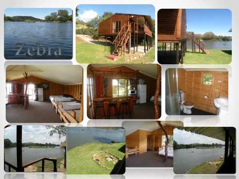Vaal River Front Accommodation Cabins R 800.00 per night. Sleeps 5.