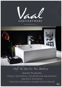 Vaal Sanitaryware sanware for Bathrooms