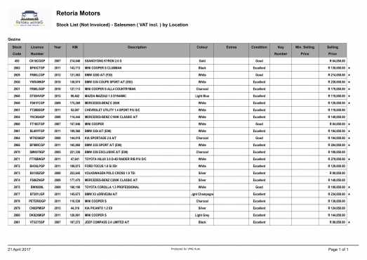 Vehicles for sale