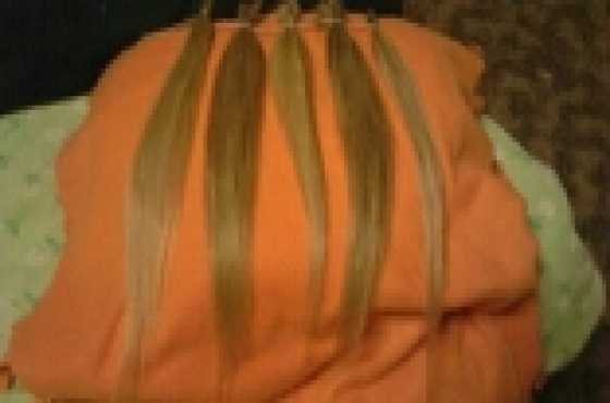 Very pretty Blond human hair extensions