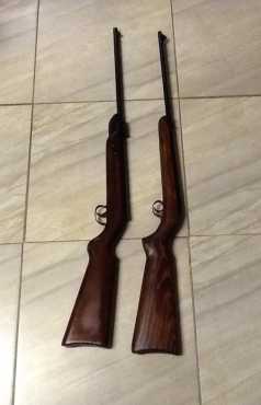 Vintage BSA cadet and gecado air rifles