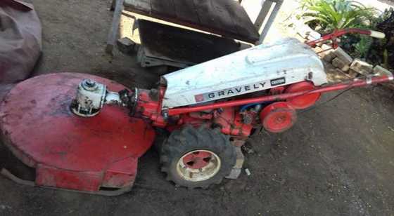 Vintage Custom Walk behind tractor