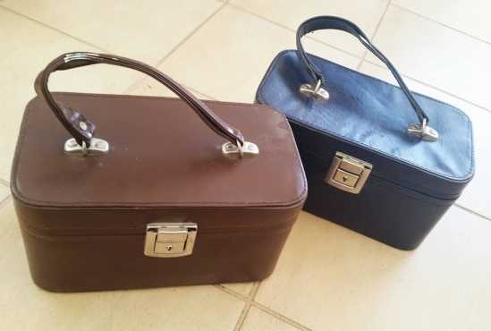 Vintage Travel Vanity Cases - R200 for both