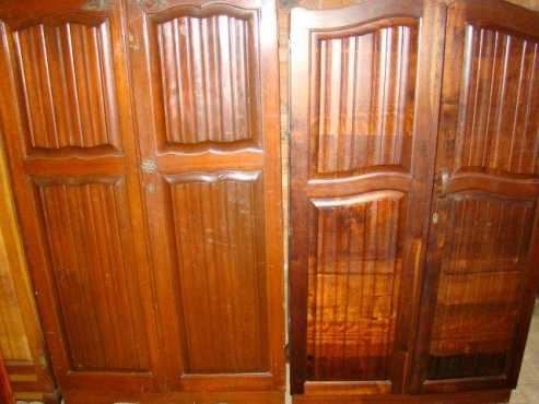 Vintage two door  wardrobes (six available)