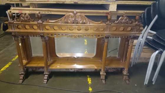 Vintage Walnut Dresser Top