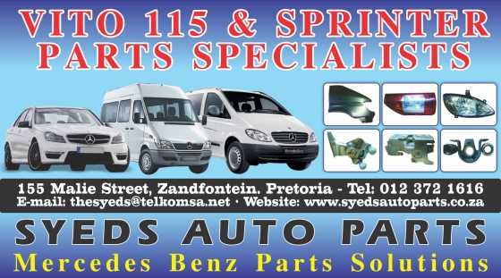 Vito 115 amp Sprinter Parts Specialists