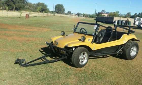 Volkswagen Beach Buggy with towing A-frame