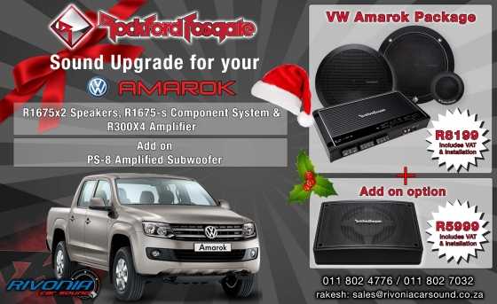 VW Amarok - Rockford Fosgate Sound