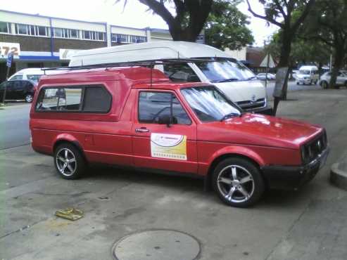 VW Caddy bakkie with Canopy