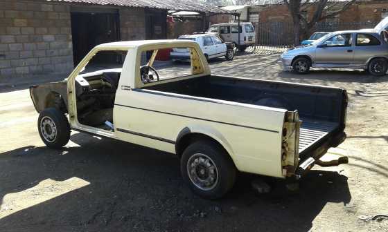 Vw Caddy body shell stripping