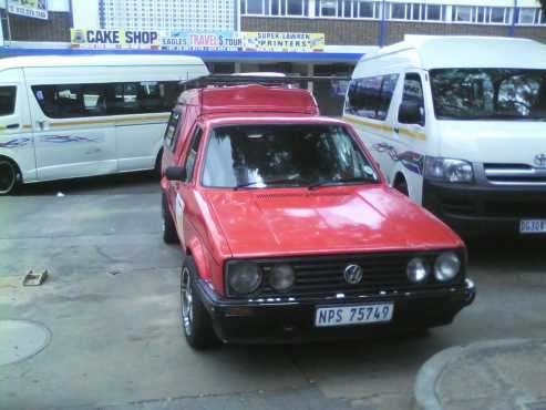 VW CADDY WITH CANOPY