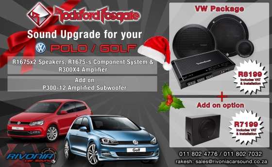 VW Polo  Golf - Rockford Fosgate Sound Upgrade