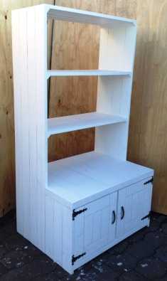 Wall display unit Cc 4 Tier with cupboard 860 ww