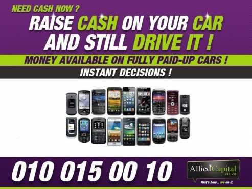 Want a new phone raise cash on your car