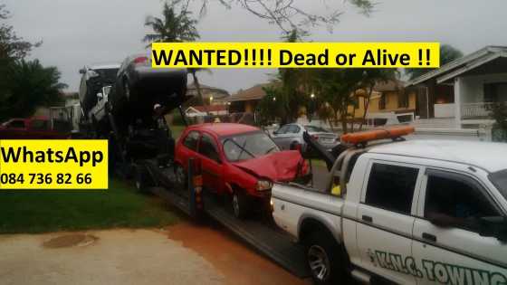 Wanted broken cars and bakkies