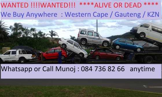 WANTED Cars amp Bakkies