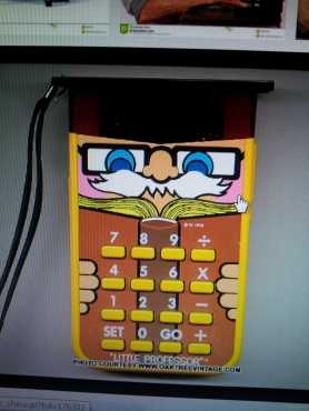 WANTED Little Professor calculator