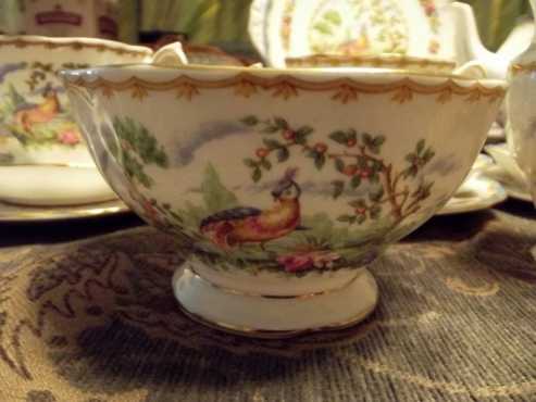 Wanted Royal Albert Turquoise Chelsea Bird sugar bowl .Price Negotiable