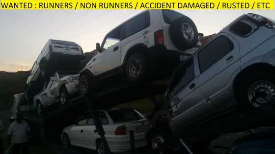 WANTED Unlimited Accident Damaged  Non Runners