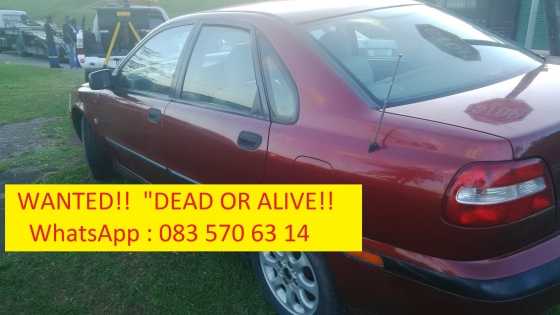 Wanted  Volvo039s - Non Runners amp Accident Damage