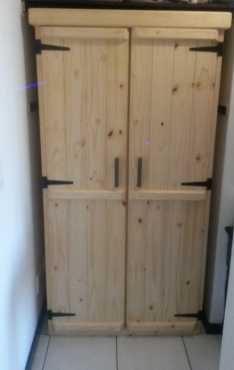 Wardrobe Double door Farmhouse series 1000 Raw