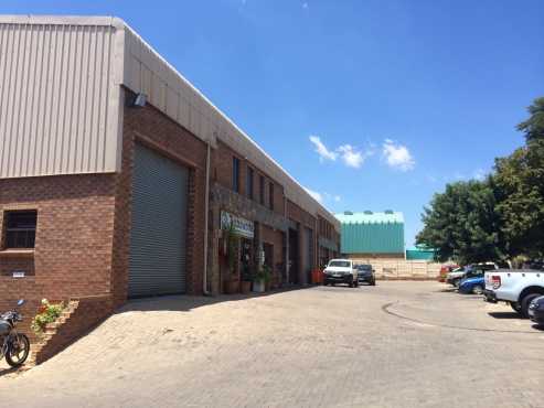 WAREHOUSE  FACTORY TO LET IN HENNOPS PARK, CENTURION