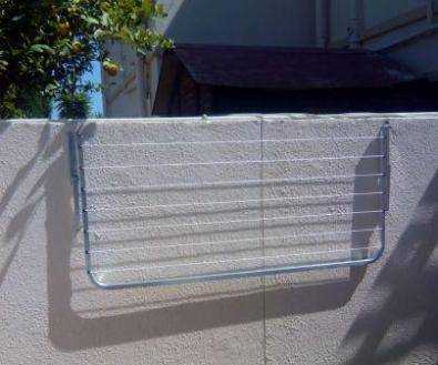 washing line aluminum retractable