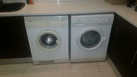 washing machine and matching drier (white)