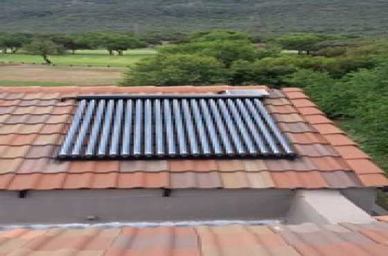 Water heating with a Solar System