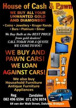 WE DO CASH LOANS AGAINST CARS , BAKKIES , SCOOTERS, BIKES , BOATS , TRUCKS ETC