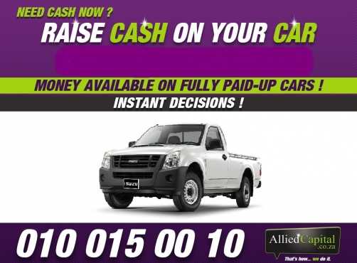 We have the answer........Pawn your Vehicle.