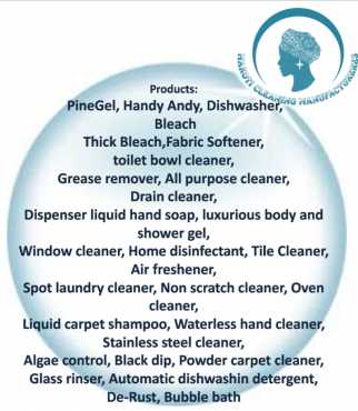 We manufacture high quality cleaning products.