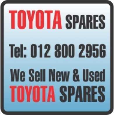 WE SELL NEW AND USED TOYOTA SPARES